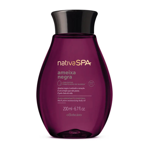 O Boticário Nativa Spa Black Plum (Ameixa) Moisturizer Body Oil 200ml